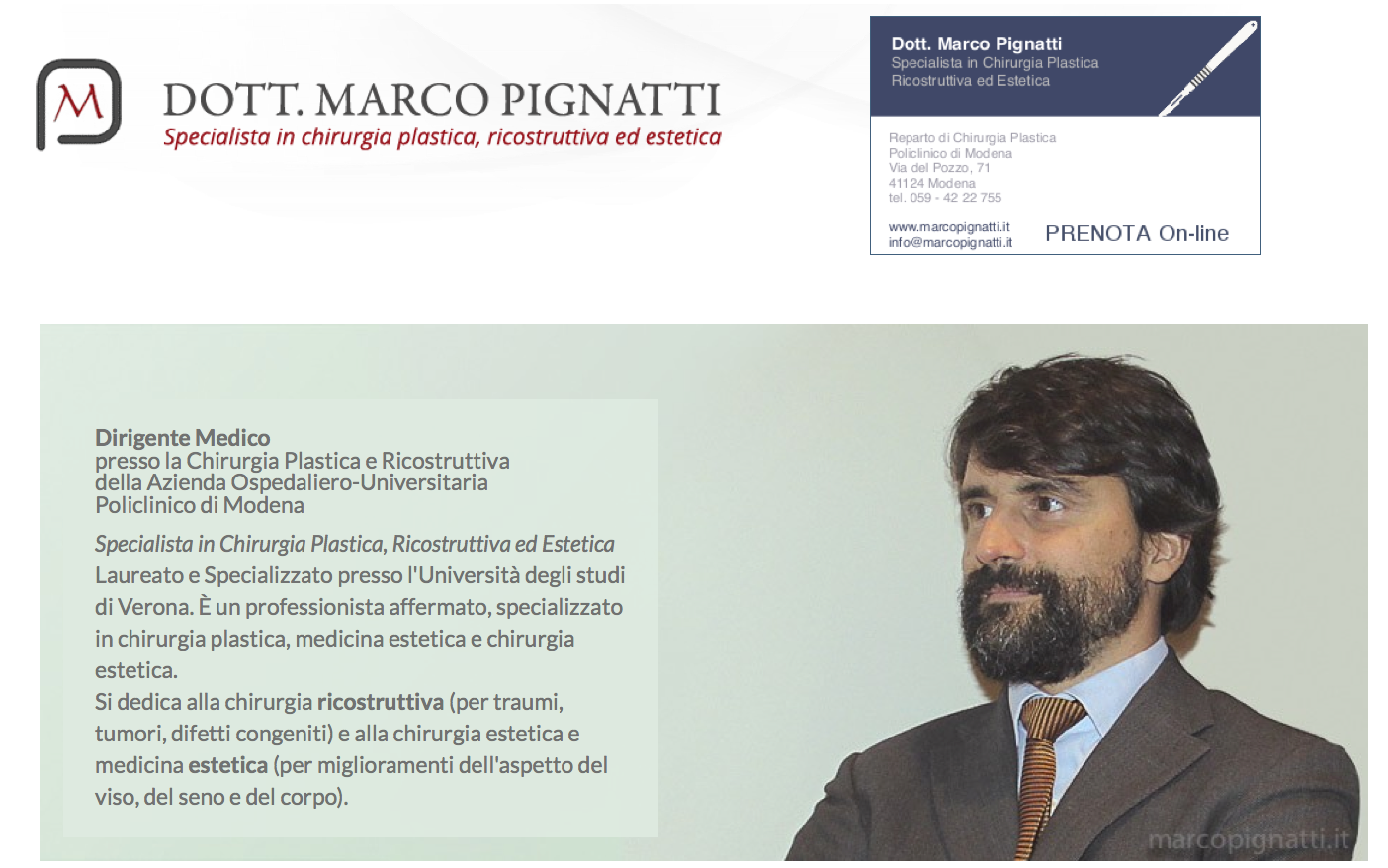 Dott Marco Pignatti Modena